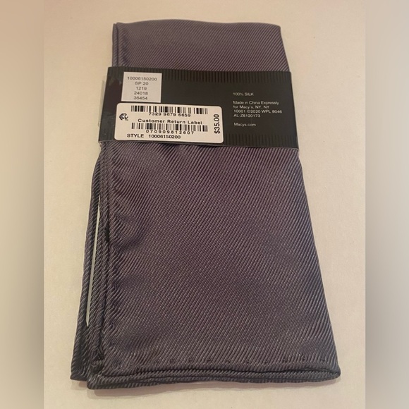 NWT Alfani Men’s Pocket Square - Picture 2 of 3